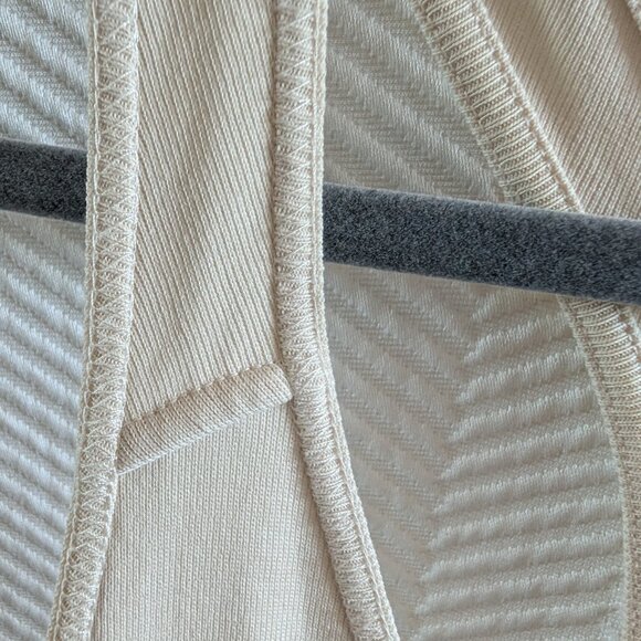 Rag & Bone Cream & Black Striped Knit Tank Dress 100% Cotton Small to Medium - Picture 6 of 13